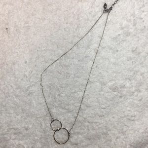 Stella and dot mixed metal necklace